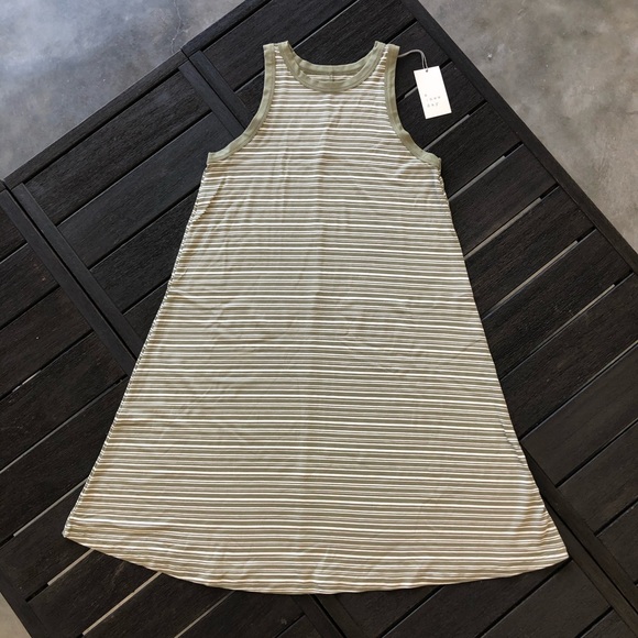 A • NEW DAY 🎯 Soft Stretch Tank Dress w/ Stripes - Picture 2 of 8